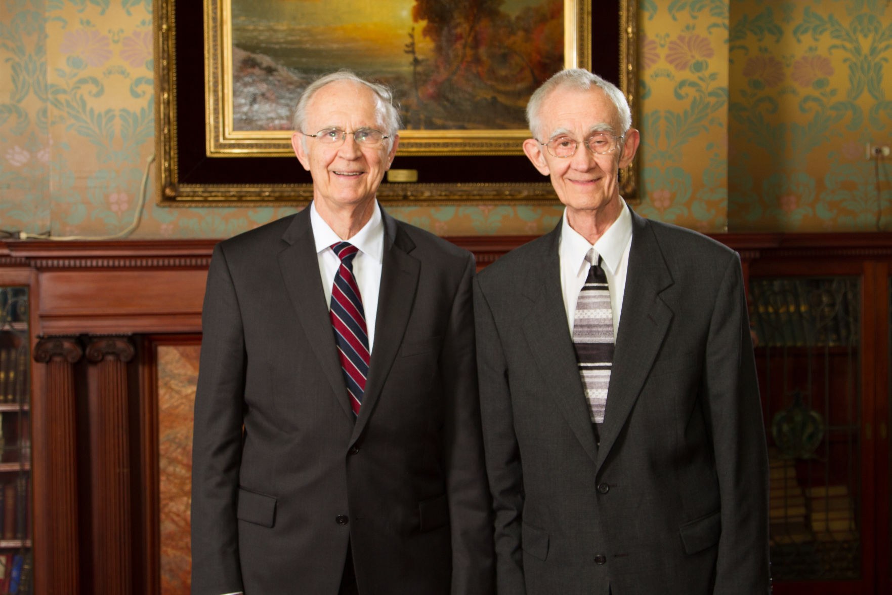 John Hoffman, Ph.D., 1951, and Robert Hoffman, Ph.D., 1956
